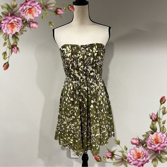 Ark & Co strapless floral dress - Picture 1 of 13